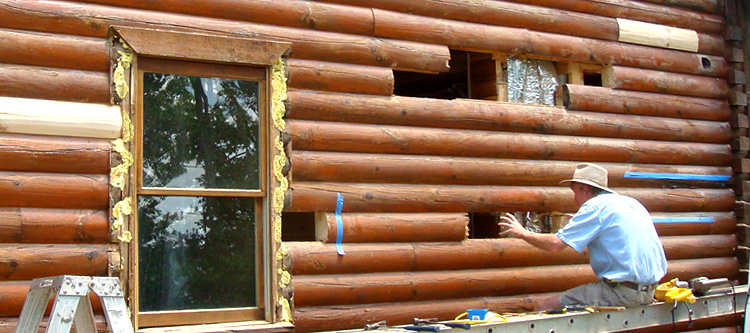 Log Home Repair Emporia City, Virginia